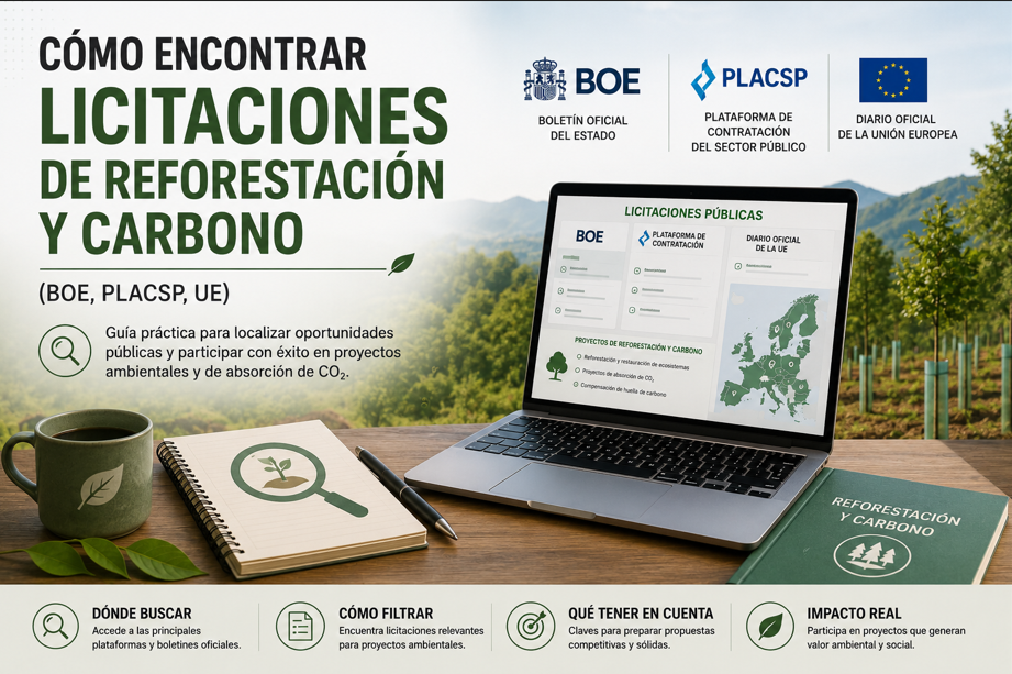 COMO ENCONTRAR LICITACIONES PÚBLICAS DE REFORESTACIÓN Y CARBONO